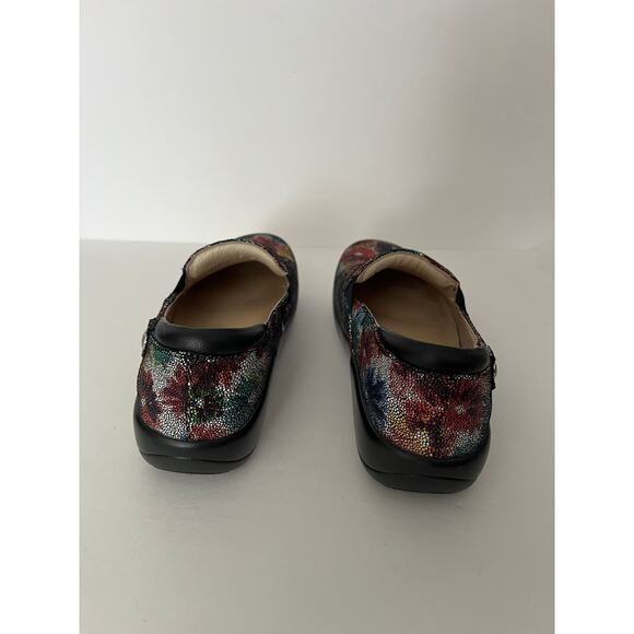 Alegria by PF Lite Women's Bloomies Slip- On Clog Floral Leather Size 38 (US 8) - Picture 7 of 8